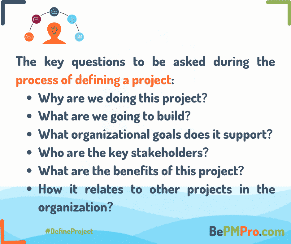 Defining a Project Key Questions